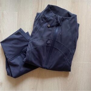 Lululemon size 6 Navy blue Set